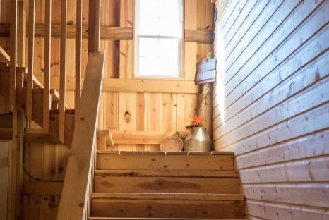 interior-timber-frame-barn-stairs