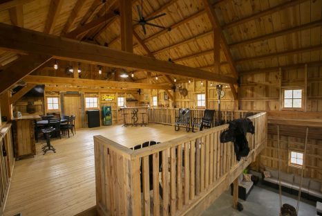 post-and-beam-barn-kit-loft-with-bar