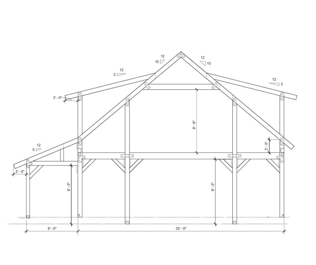 The Armstrong 3242 - Legacy Post and Beam