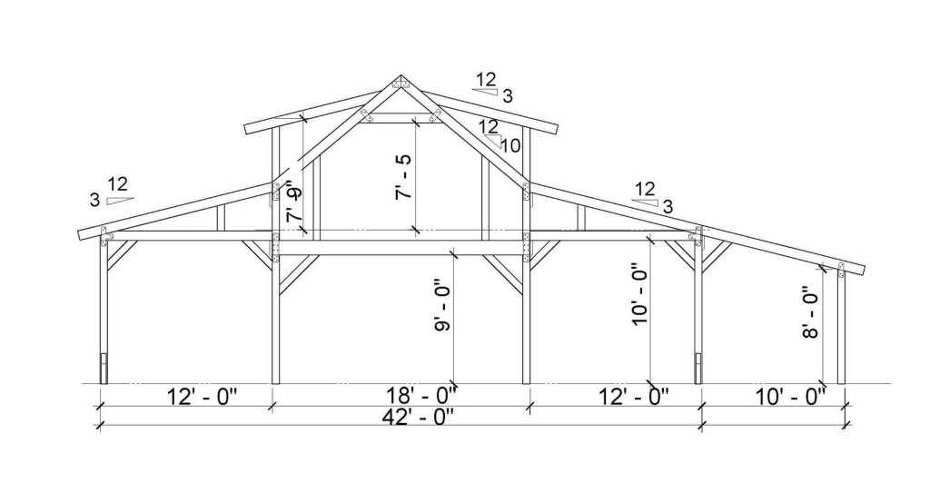 The Armstrong 4236 - Legacy Post and Beam