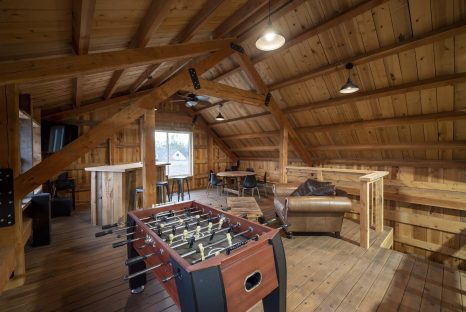 loft-with-bar-in-post-and-beam-barn