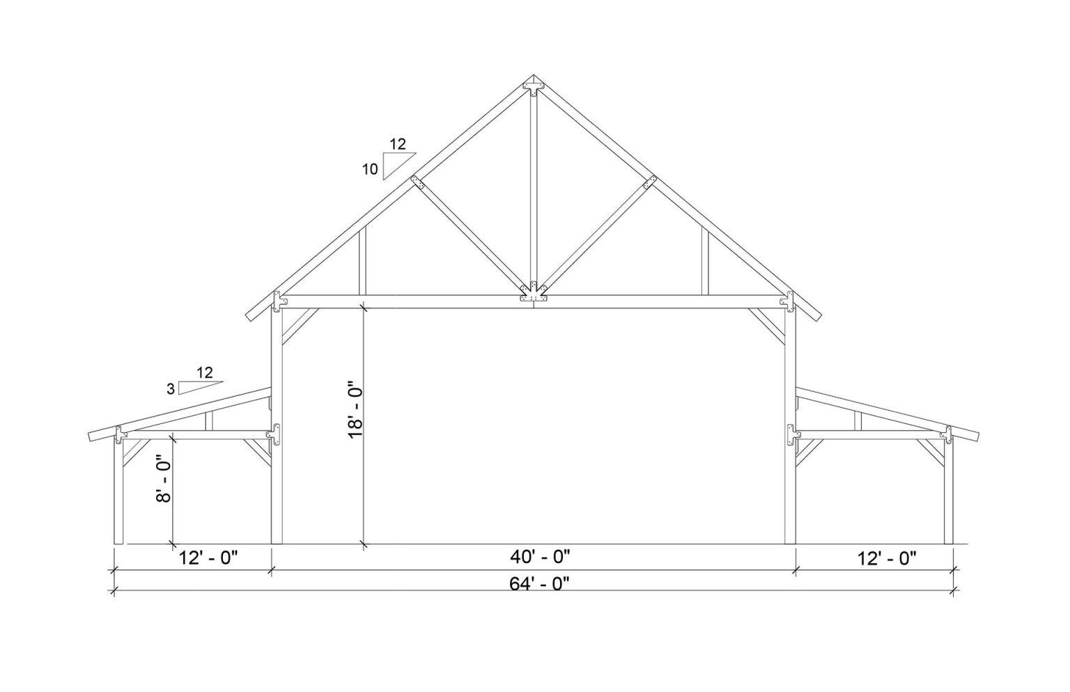 The Knox 6496 - Legacy Post and Beam