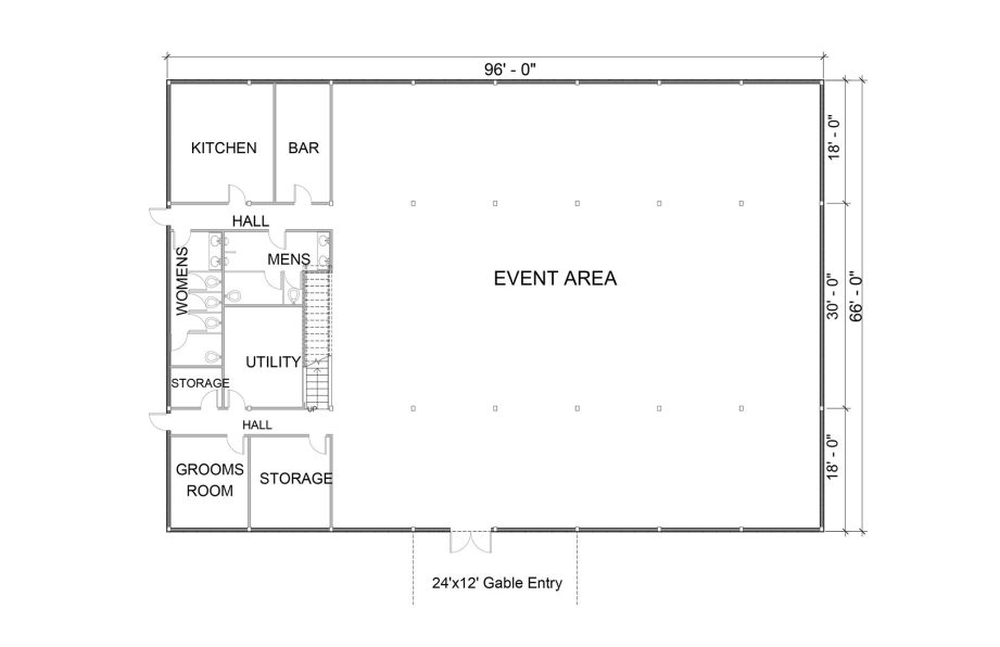 The Knox 6696 - Legacy Post and Beam