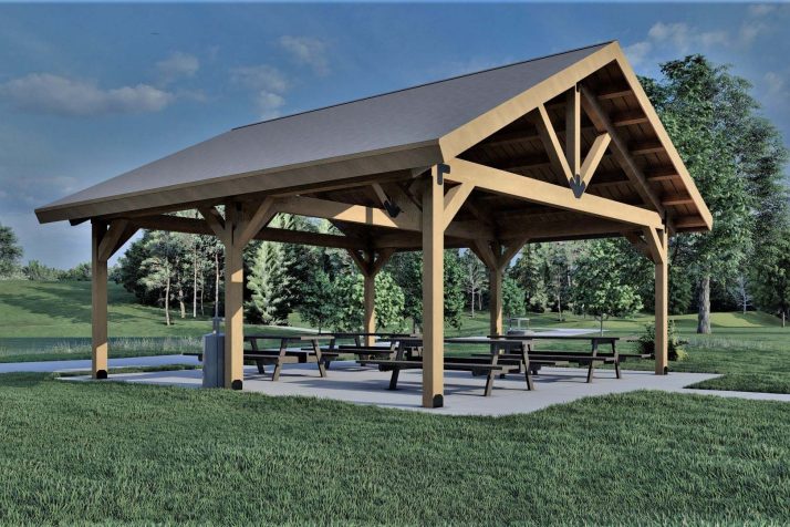 Pavilion Kit 24' x 24' - Legacy Post and Beam