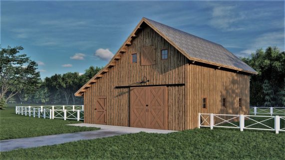 post-and-beam-barn-kit