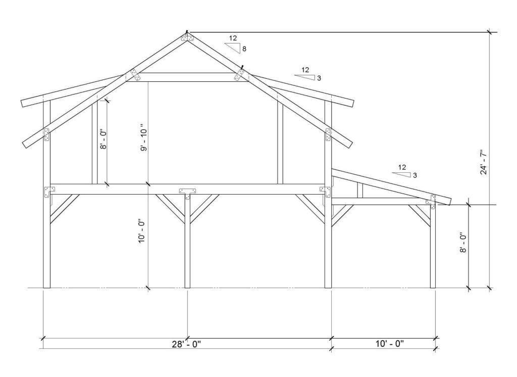 The Armstrong 2836 - G - Legacy Post and Beam