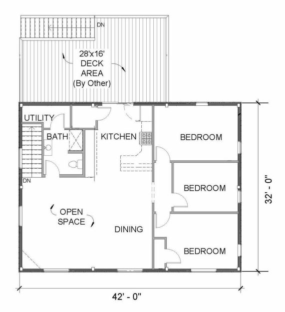 The Knox 3242 - Legacy Post and Beam