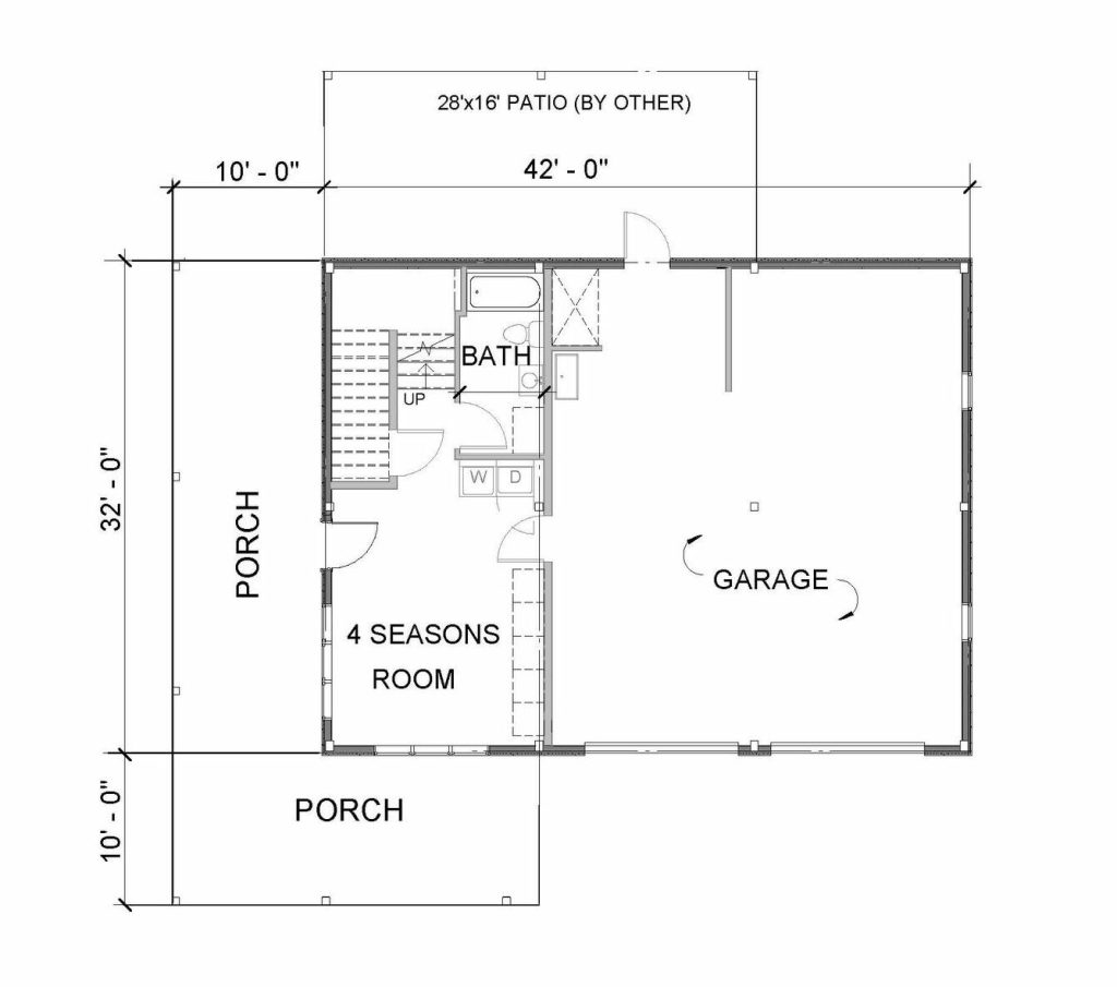 The Knox 3242 - Legacy Post and Beam