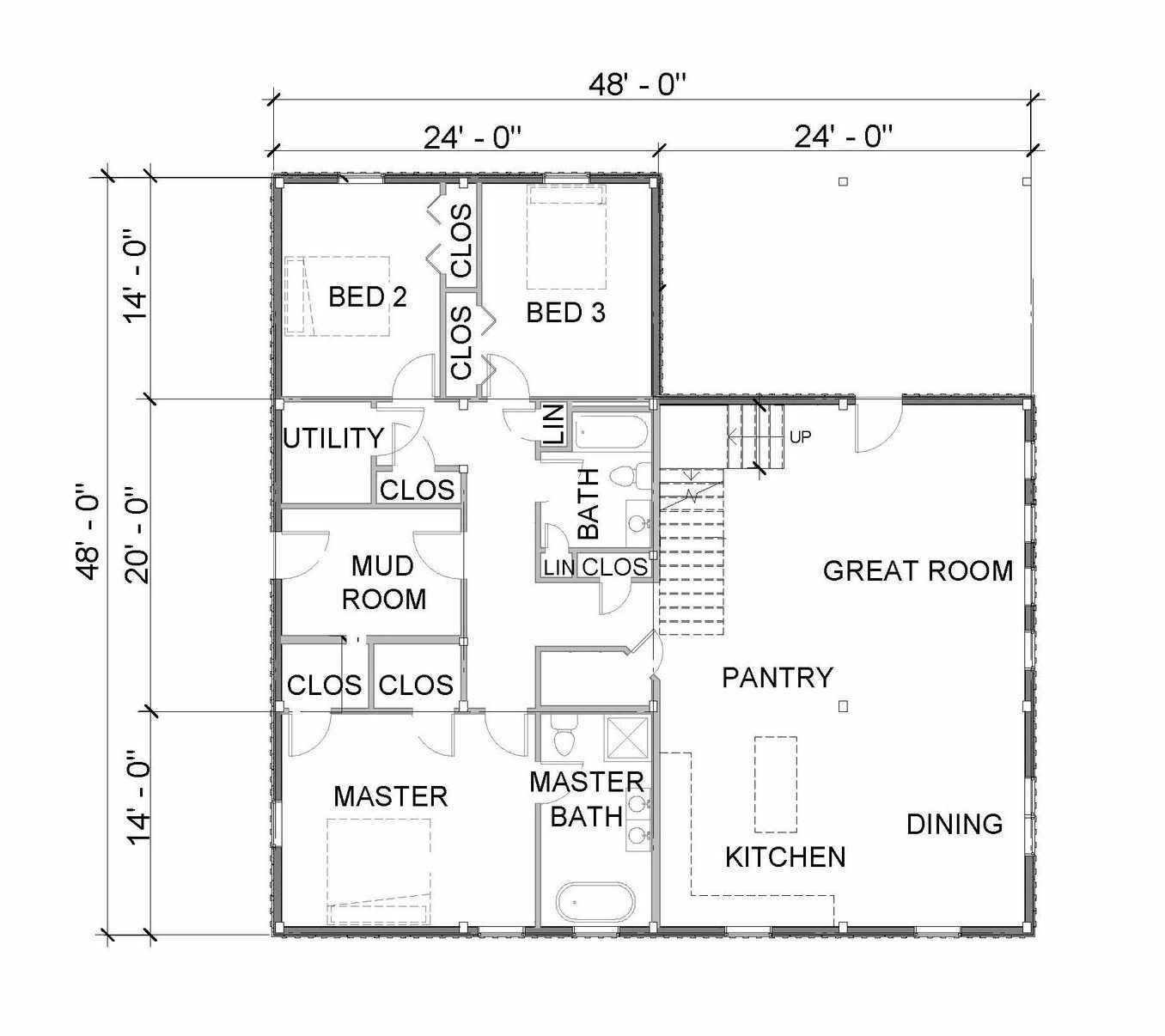 4848 Knox - Floorplan - Main