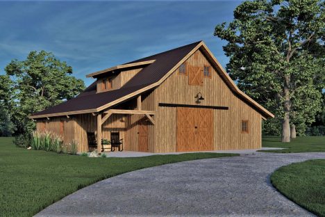 The Armstrong 4436-Barn - Legacy Post and Beam