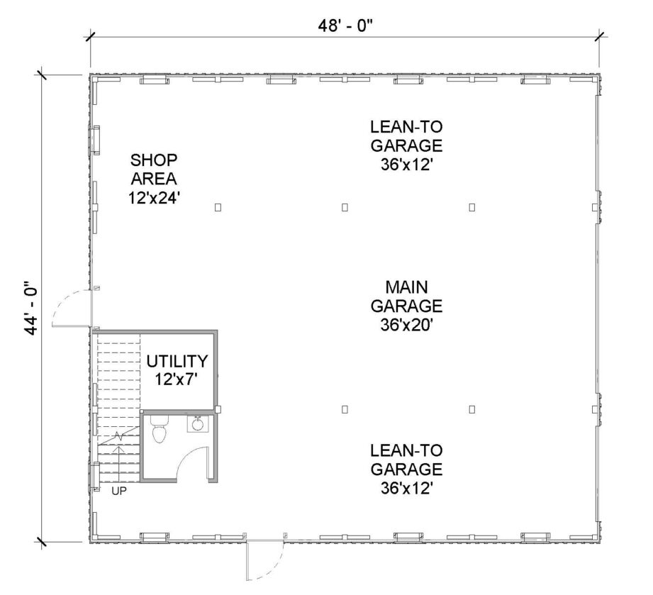 The Knox 4448 - Legacy Post and Beam