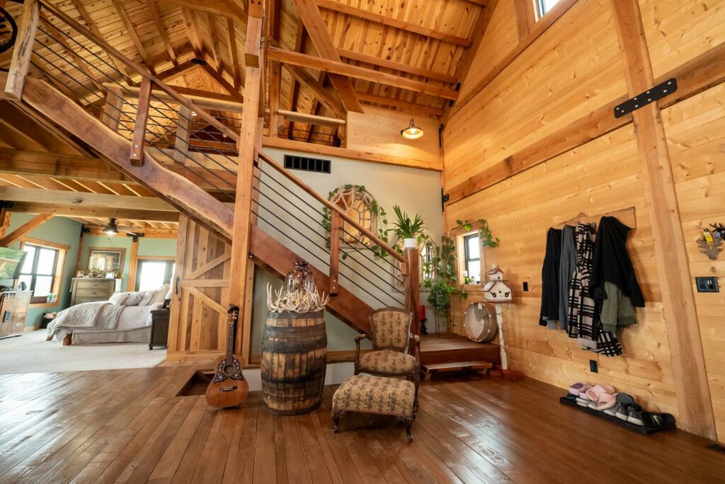 Open Floorplan Timber Home - Home - GPO0219 - Legacy Post and Beam