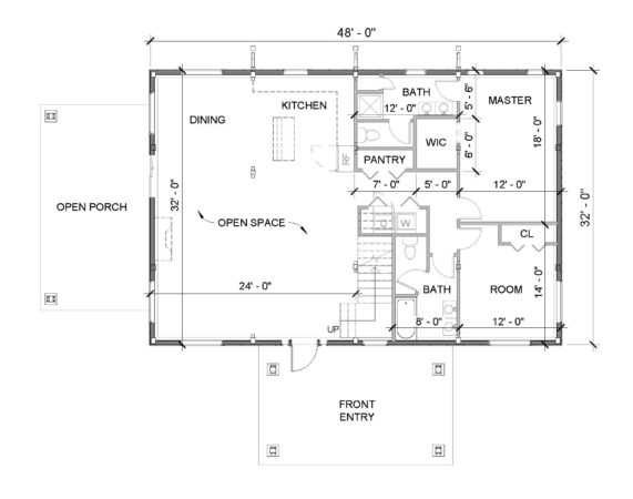 The Armstrong 3248 - Legacy Post and Beam