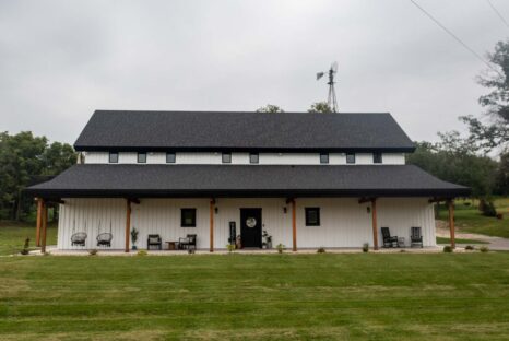 porch-barn-kit-white-siding-black-roof