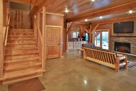 stairs-fireplace-lodge