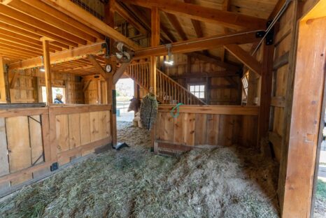 Post-and-beam-horse-barn