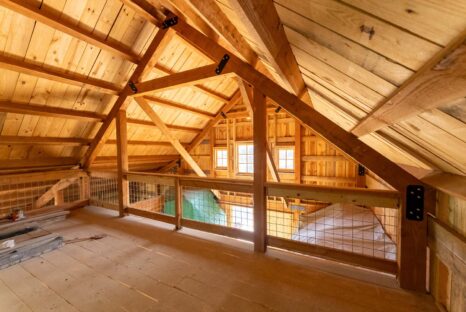 Timber-frame-barn-loft