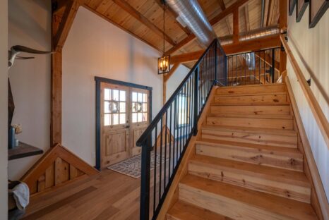 stairs-post-and-beam-home-kit