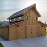 barn with living space kit