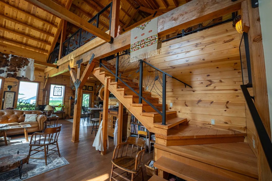 Timber Frame Home - Home - MGI1020 - Legacy Post and Beam