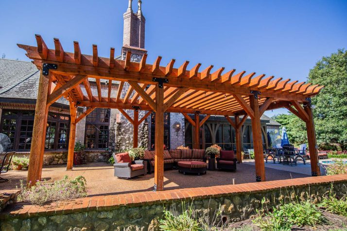 post and beam pergola